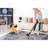 Stain Grey/blue Area Rug - Non-shedding, For Living Room, Dorm, Office Stylish Living,-1241809221