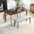Brown Rectangular Solid Wood Dining table