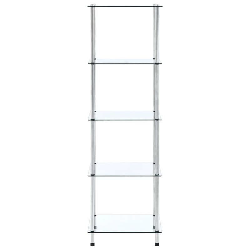 Étagère en acier inoxydable de 15,7 po Giulliana, H 51,2 po x l 15,7 po x P 15,7 po