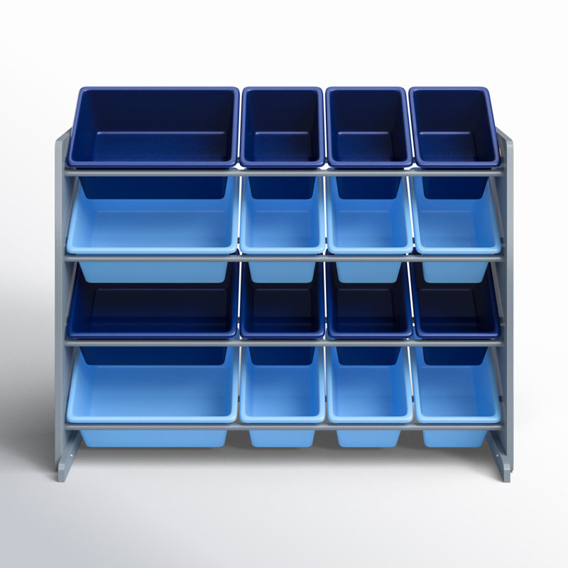 Organisateur de jouets Aaban, Grey/Blue/Navy
