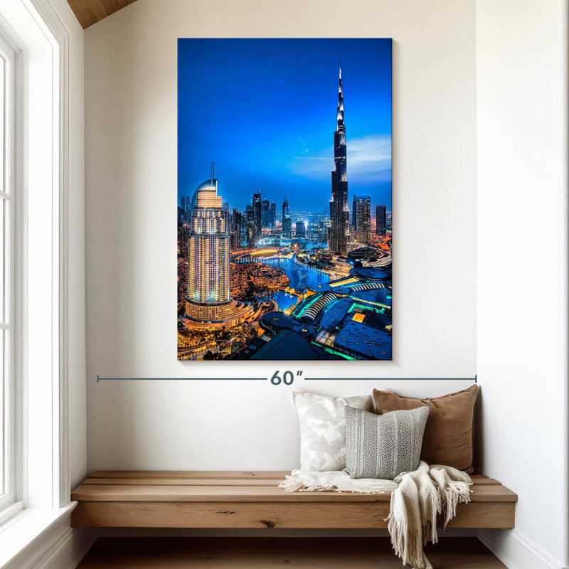Aime Downtown Dubai Lights, 51" H x 34" W