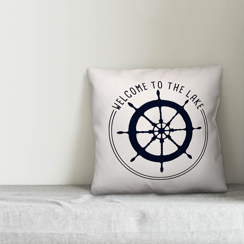  Coussin extérieur Welcome to the Lake