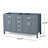 Dhanraj 61 " W Free Standing Wall Mounted 2 Double Vanity Bathroom Vanity With Marble Top