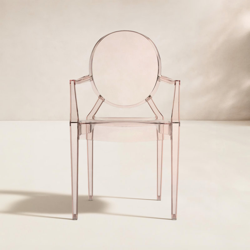 Louis Ghost Outdoor Dining Armchair, Orange