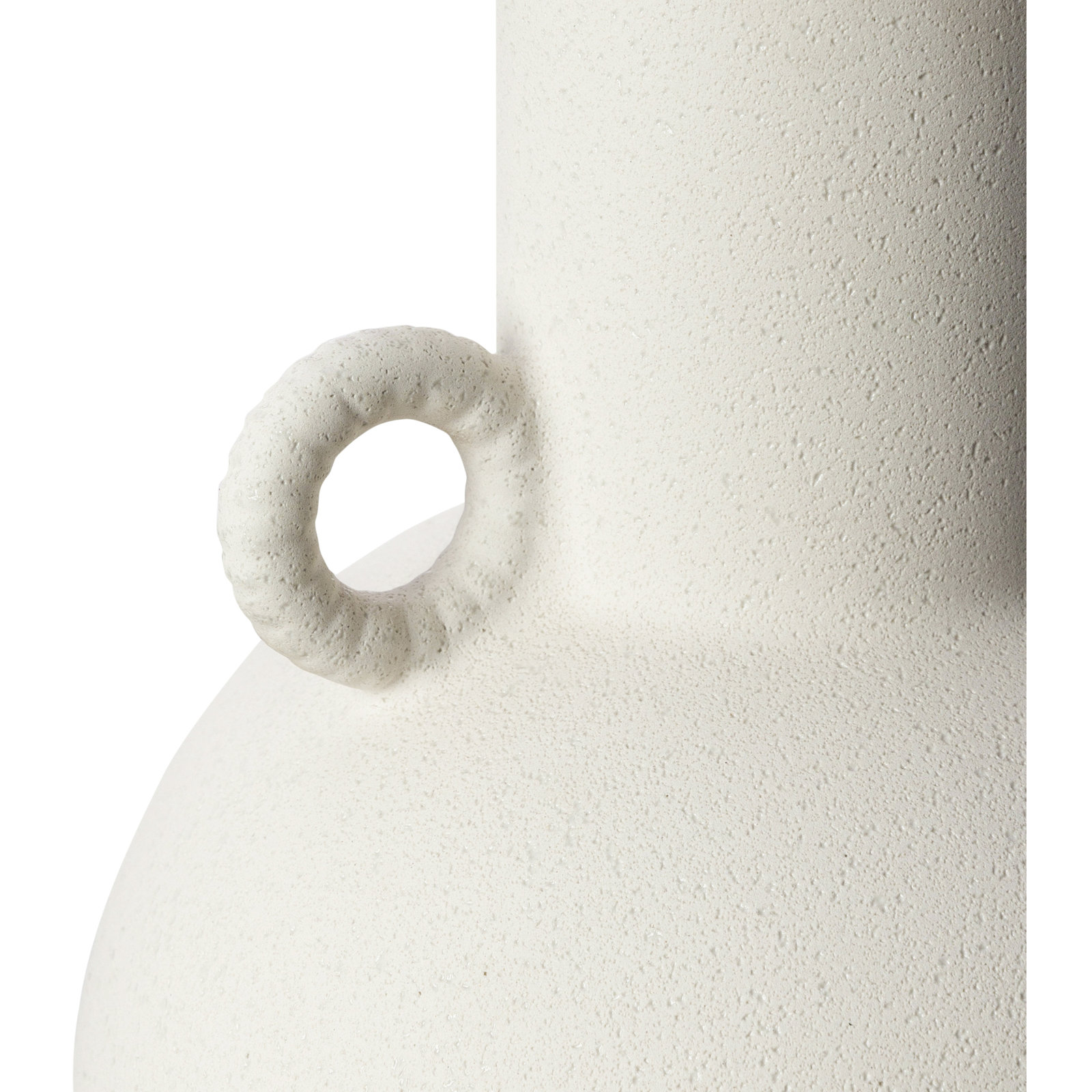Iyanna Ceramic Table Vase, White