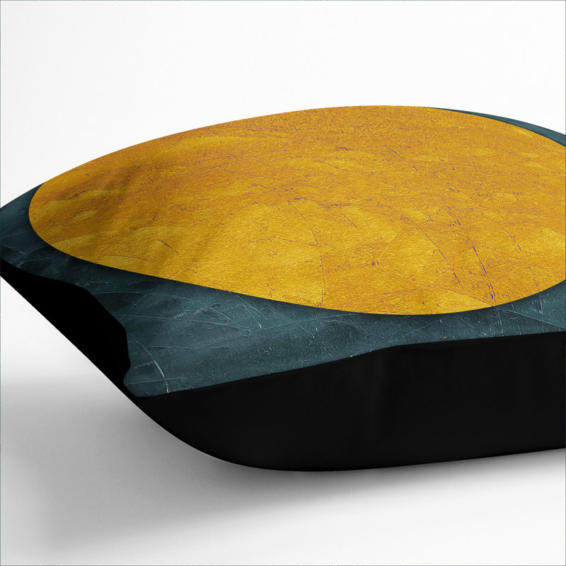 The Sun A1 Scatter Cushion, 55cm H x 55cm W x 20cm D, Black