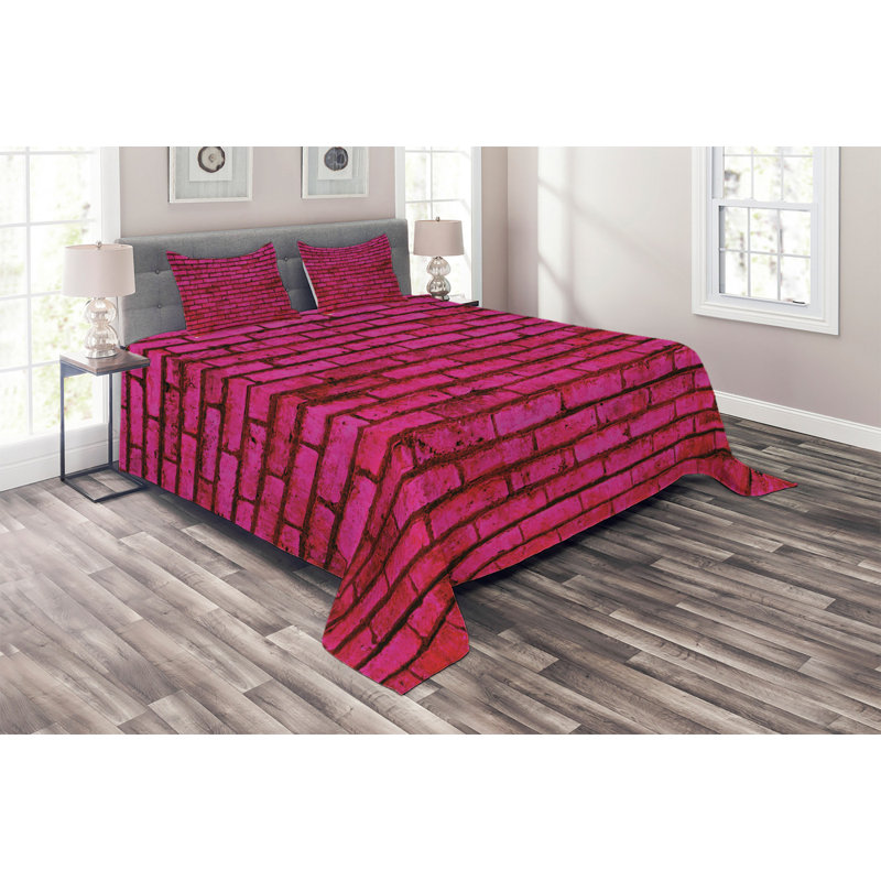 Rustic Coverlet, King Bedspread + 2 Shams