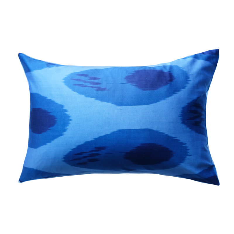 Housse et insert de coussin lombaire en plumes de soie Bocak
