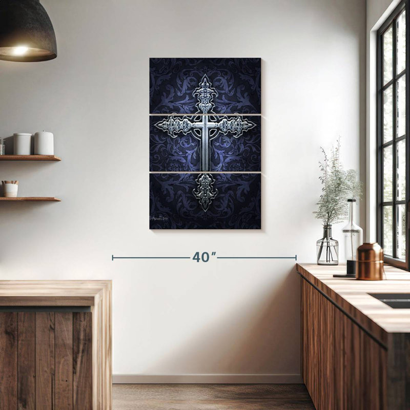 Kelan croix gothique, H 38 po x l 24 po