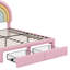 Lit plateforme en velours Aristeu-662336603