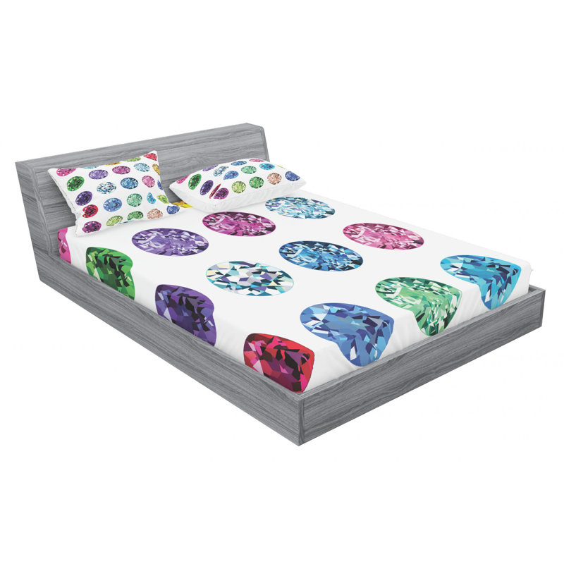 Microfiber Sheet Set, Full Sheet Set with Fitted Sheet