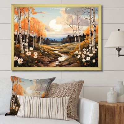 " Birch Woods Autumn Whispers II "
