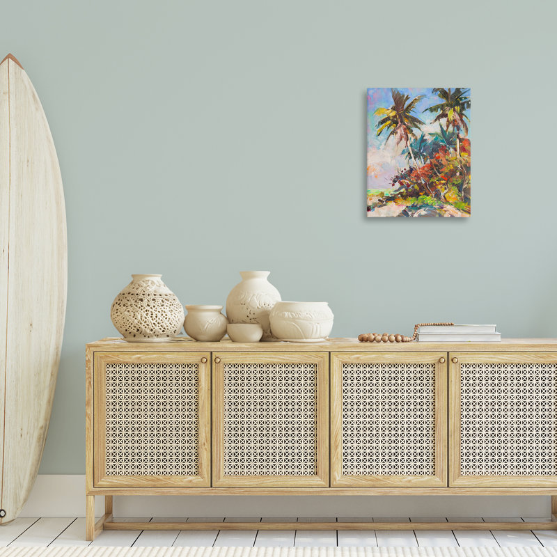 «Vivid Palm Nature» par Richard A. Rodgers, H 20 po x l 16 po