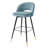 Cliff Swivel Upholstered Counter Stool with Metal Frame-72767075-72767076