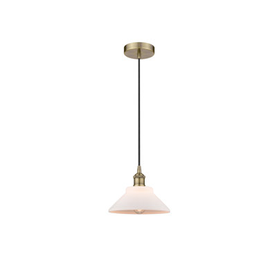 Luminaire suspendu conique à 1 lumière Choccolocco