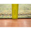 Tapis vert en laine noué à la main 9 pi x 12 pi 1 po K6TAN