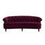 Chesterfield en velours à accoudoirs arrondis Joannes-177144737-218442428