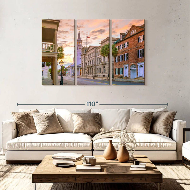 Nicci Idyllic Charleston Scene, 48" H x 74" W