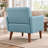 Faux Leather Armchair-1332716571