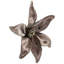 Glittered Flower Christmas Clip-On Ornament - 6"