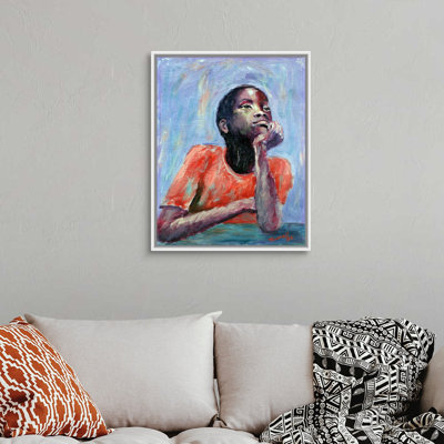 "Pensée, 1990" par Carlton Murrell, reproduction sur toile