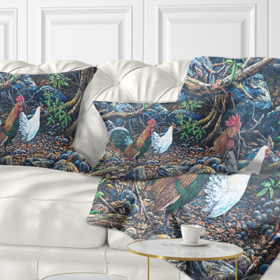 Coussin lombaire paysage forêt