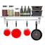 Stainless Steel Rectangle Wall Mounted Pot Rack