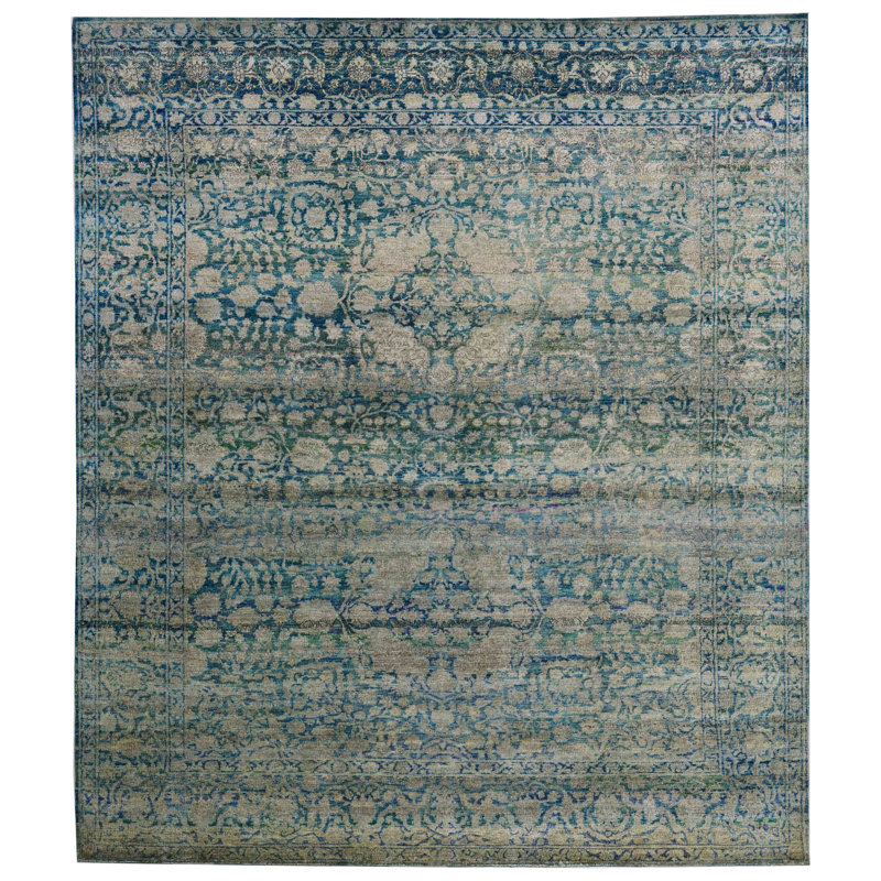 Silk Treasures One-of-a-Kind Rectangle 8' X 9'8" Area Rug