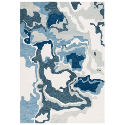 Rodeo Drive Hand Tufted Wool Abstract Rug