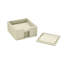 Silk Coaster Set in Holder with Crystals-32517639