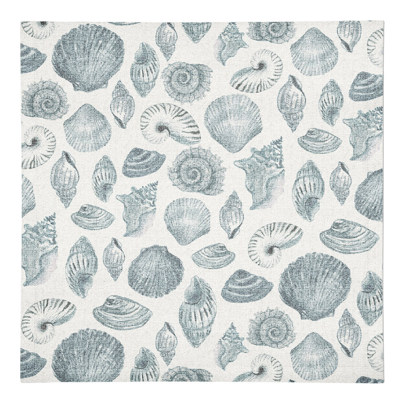 Williamstown Cotton No Pattern Rectangle Napkin, Blue/White/White