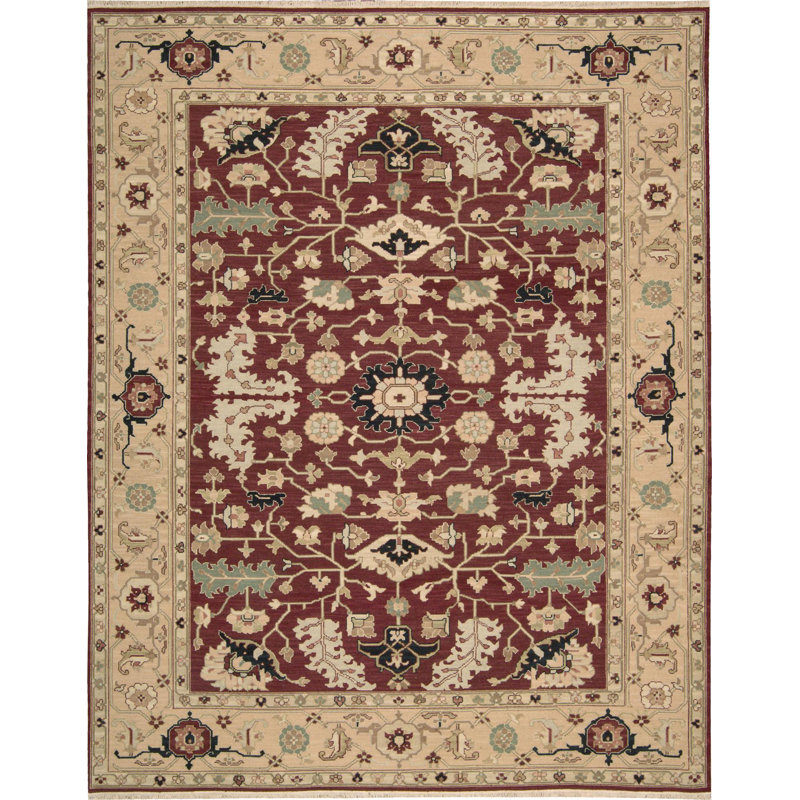 Baar Wool Oriental Indoor Rug, Rectangle 5'10" x 8'10"