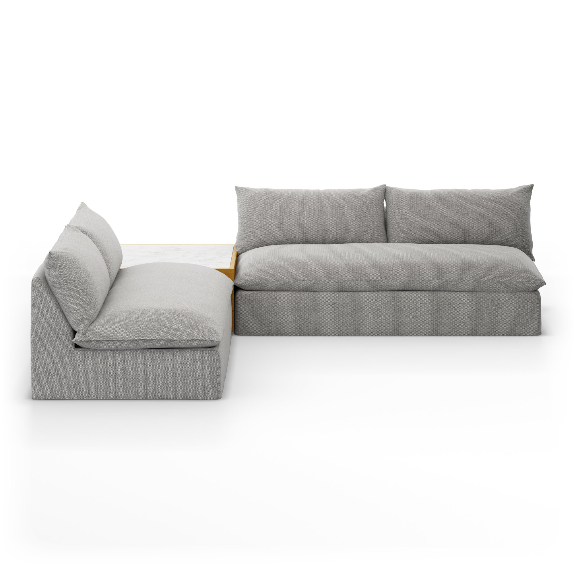 Irida 4 - Person Patio Conversation Set with Cushions, Gray
