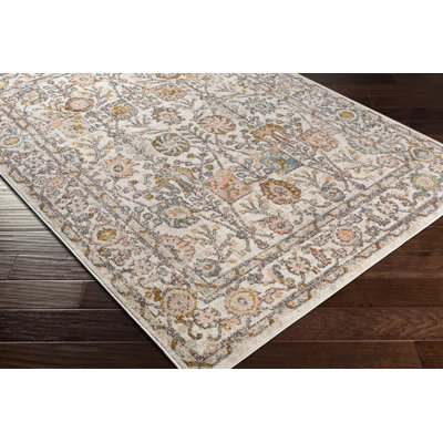 Tapis bleu sarcelle / brun Evgenia