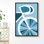 " Bicycle Composed By Abstract Shapes "