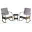 Oval 3 - Piece 2 - Person Outdoor Standing Height Table Set