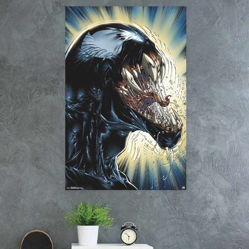 Impression sur papier foncé venom