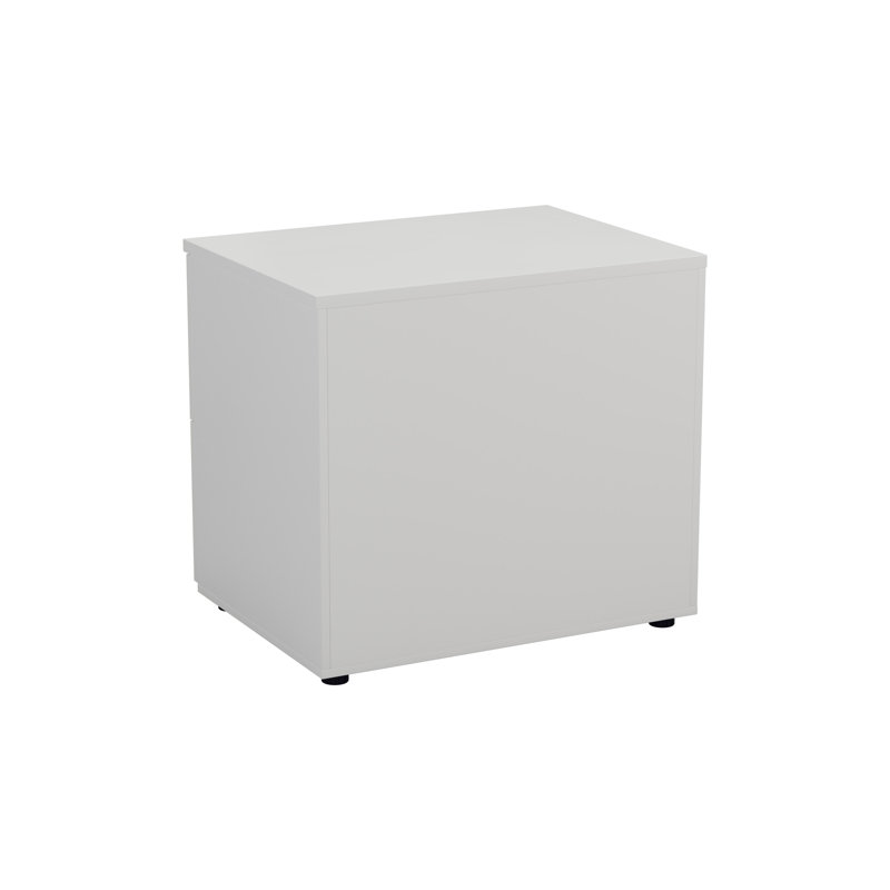 KIS 80cm Wide 2 -Drawer File Cabinet, White
