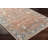 Everly Oriental Machine Made Power Loomed Polyester Area Rug in Rust/Navy-883953169