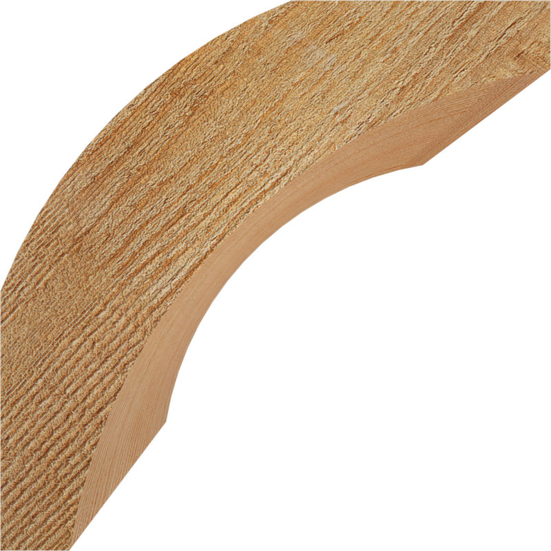 Genouillère Thorton, Sapin Douglas de 4 po (sciage brut), 6 po X P 6 po H