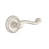 Rope Wave/Drop Passage (Hall & Closet) Door Lever with Round Rosette