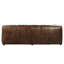 Cuir brun confortable avec 40 coussins en mousse, 2, sans assemblage, dossier moderne