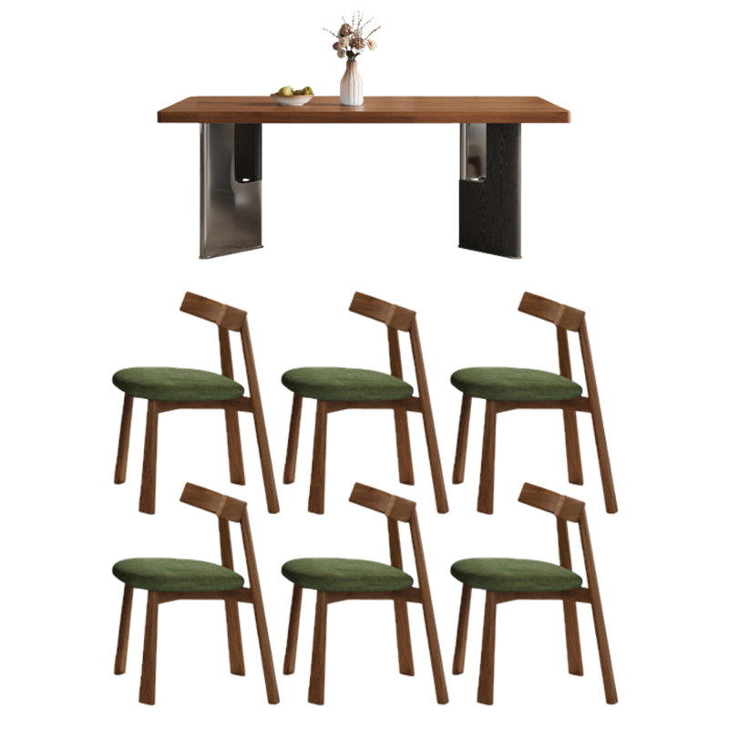Medders, 7 pièces : table, 6 chaises, H 29,53 po x l 62,99 po x P 31,5 po