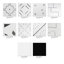 Carrelage mural et de plancher en porcelaine mat 7,9 po x 7,9 po Kenzo-88025581