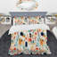 Urban Mute Tones I - Ensemble de housse de couette géométrique - Microfibre de polyester-758149571