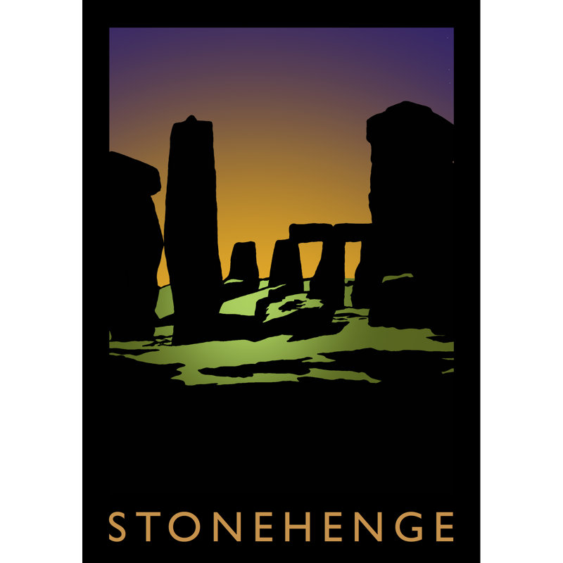 'Stonehenge' by Richard O'Neil - Print, No Frame, 40 cm H x 30 cm W x 1 cm D