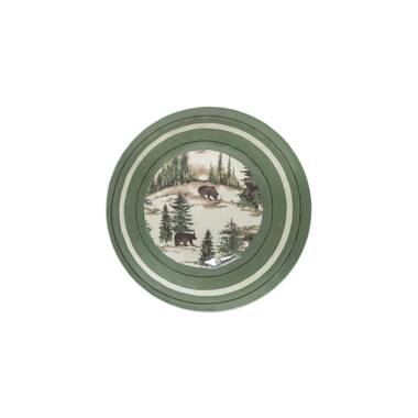 Clearwater Pines 16-Piece Ceramic Lodge Dinnerware Set by HiEnd Accents