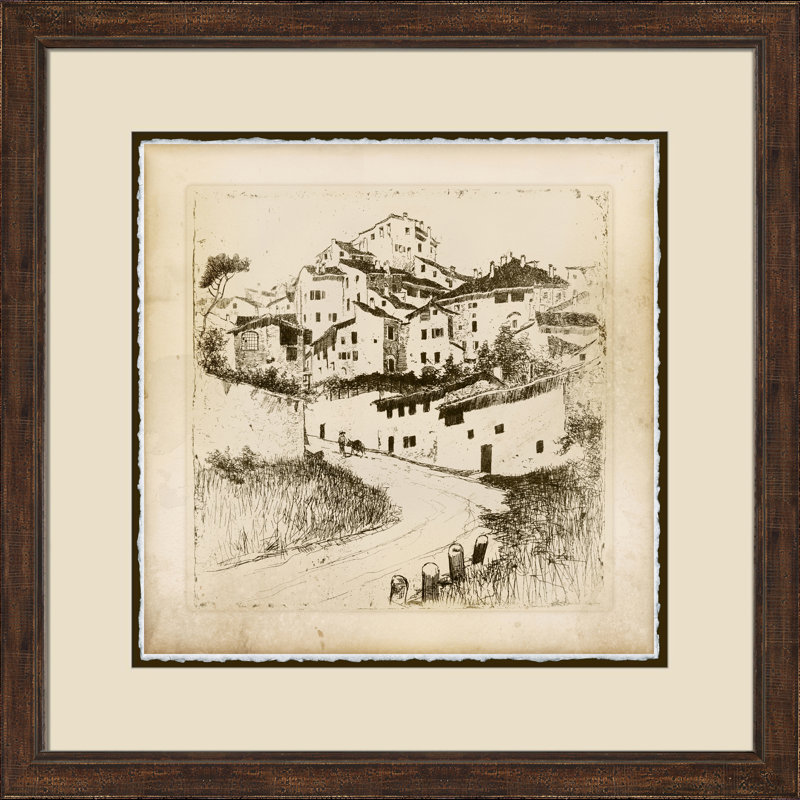 Sienne - cadre photo sur papier