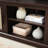 Farmhouse Rattan TV Stand Console Table For Tvs Up To 70 Inches, TV Console Table With 2 Storage Shelves, 2 Natural Rattan Door Cabinets-1720369110