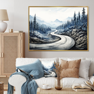 Meandering Road Endless Journey II - Landscapes Wall Decor